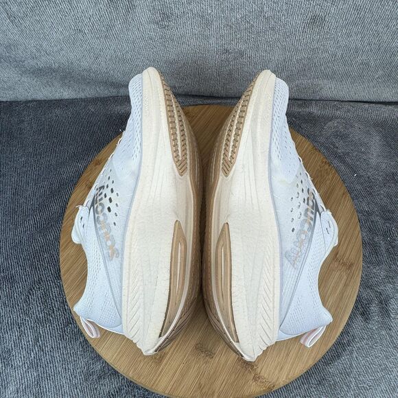 Saucony Running Shoes Womens Size 8.5 White Mesh Road Neutral Cushion S10924-242 - Picture 6 of 10